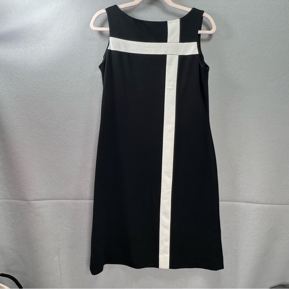 Mod 1960s Style Shift Dress Vintage Jersey Color Block Mondrian
